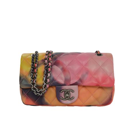 multi coloured chanel bag|buy original Chanel bags online.